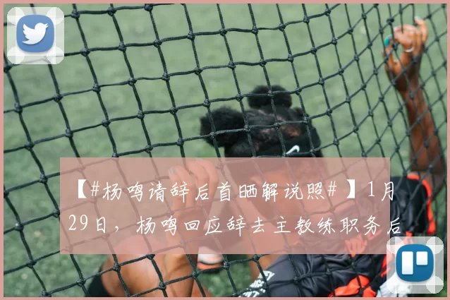 【#杨鸣请辞后首晒解说照# 】1月29日，杨鸣回应辞去主教练职务后晒照分享日常，发文：早上6点起床到下午2点结束，虽然有点累但解说比赛还是学到很多，跟大家聊的也