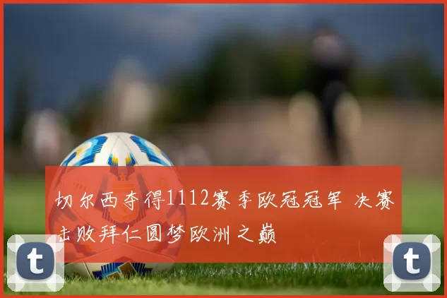 切尔西夺得1112赛季欧冠冠军 决赛击败拜仁圆梦欧洲之巅