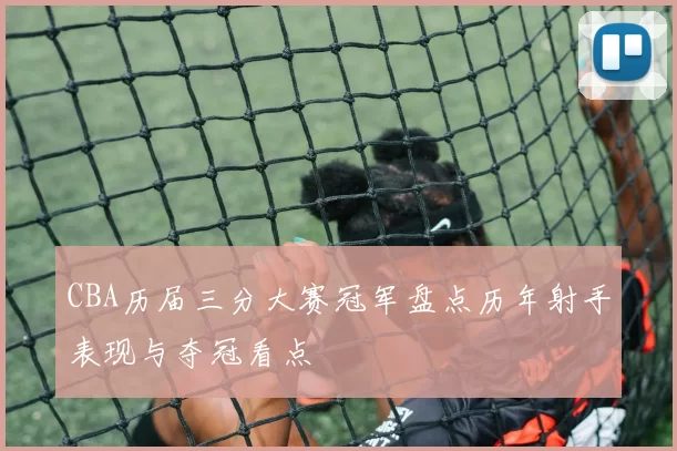 CBA历届三分大赛冠军盘点历年射手表现与夺冠看点