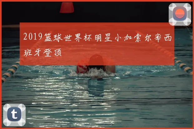 2019篮球世界杯明星小加索尔率西班牙登顶